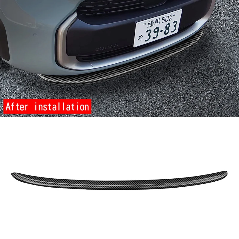 For 2022 Toyota SIENTA Front Bumper Diffuser Lip ABS Material Anti-Collision Trim Strip Accessories Refit Body Kit