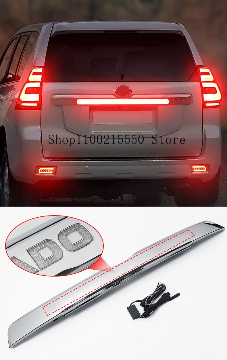 

Tailgate LED LED Decorative Strip For Toyota Land Cruiser Prado 150 2014-2023 Exterior Upgrade Modification Accessories LC150