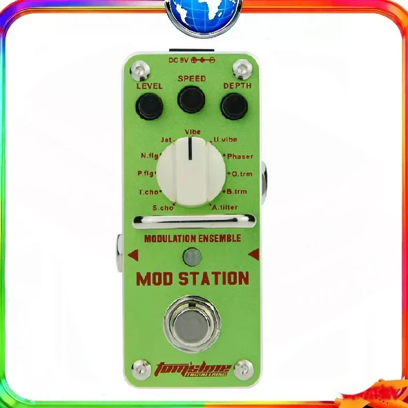 aroma-ams-3-mod-station-electric-guitar-effect-pedal-modulation-ensemble-mini-single-effect-true-bypass-guitar-parts-accessories