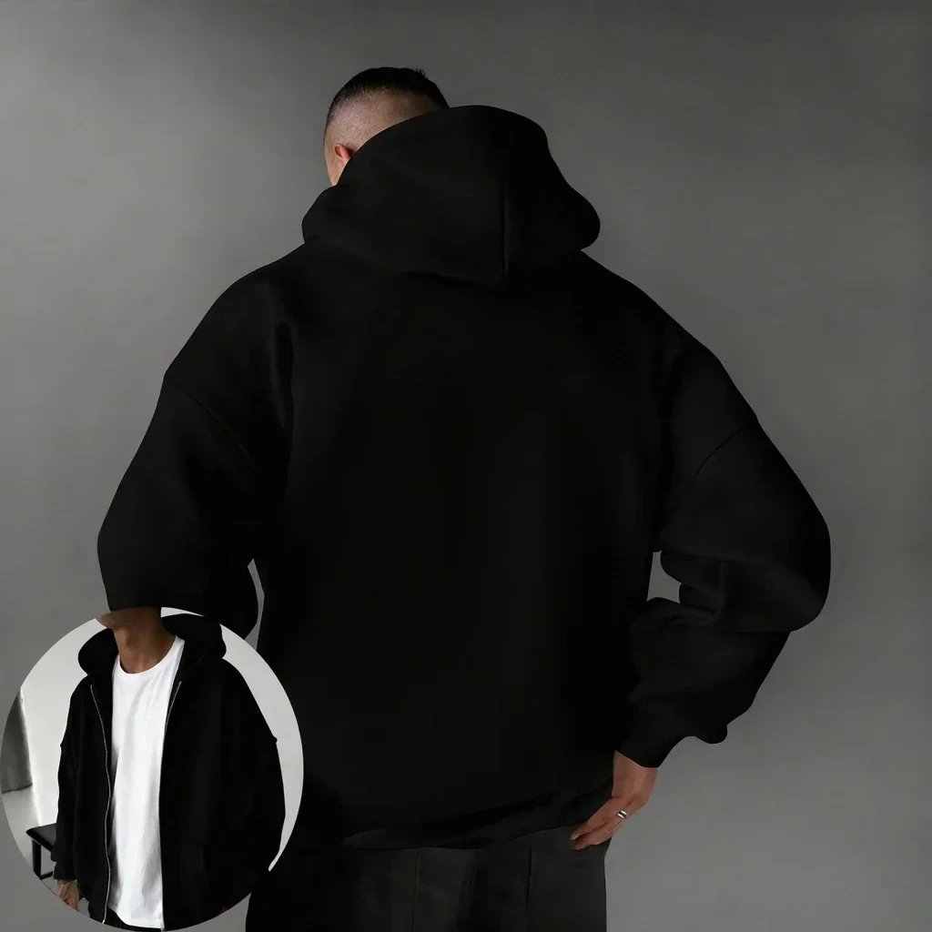 Demon Slayer Anime Autunno/Inverno Felpa con cappuccio con cerniera 2025 Nuovo Kamado Tanjirou Co-branded stampato Casual Allentato Genitore Bambino Top