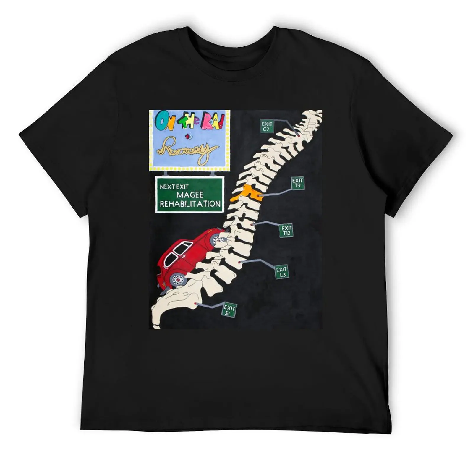 

On The Road to Recovery T-Shirt plus sizes graphic t shirt vintage sublime mens fashion