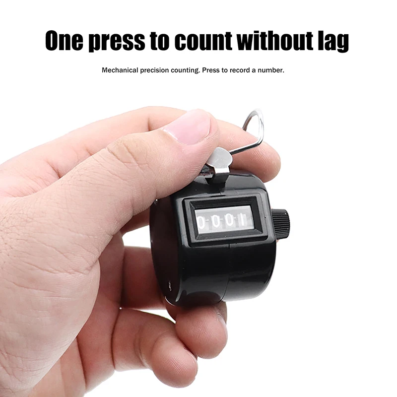 عداد يدوي ميكانيكي صغير محمول جديد عداد يدوي رقمي عداد نقر الجولف حارس نقاط الجولف #2