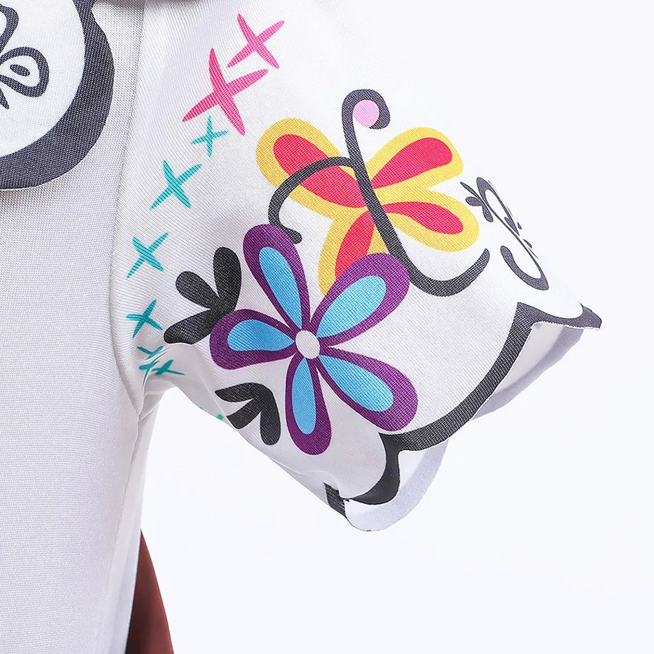 الأميرة زهرة مادريجال تأثيري زي للأطفال ، ميربيل عيد الميلاد و هالوين الملابس للفتيات ، الزي الصيف للأطفال ، 2 إلى 10 سنوات #4