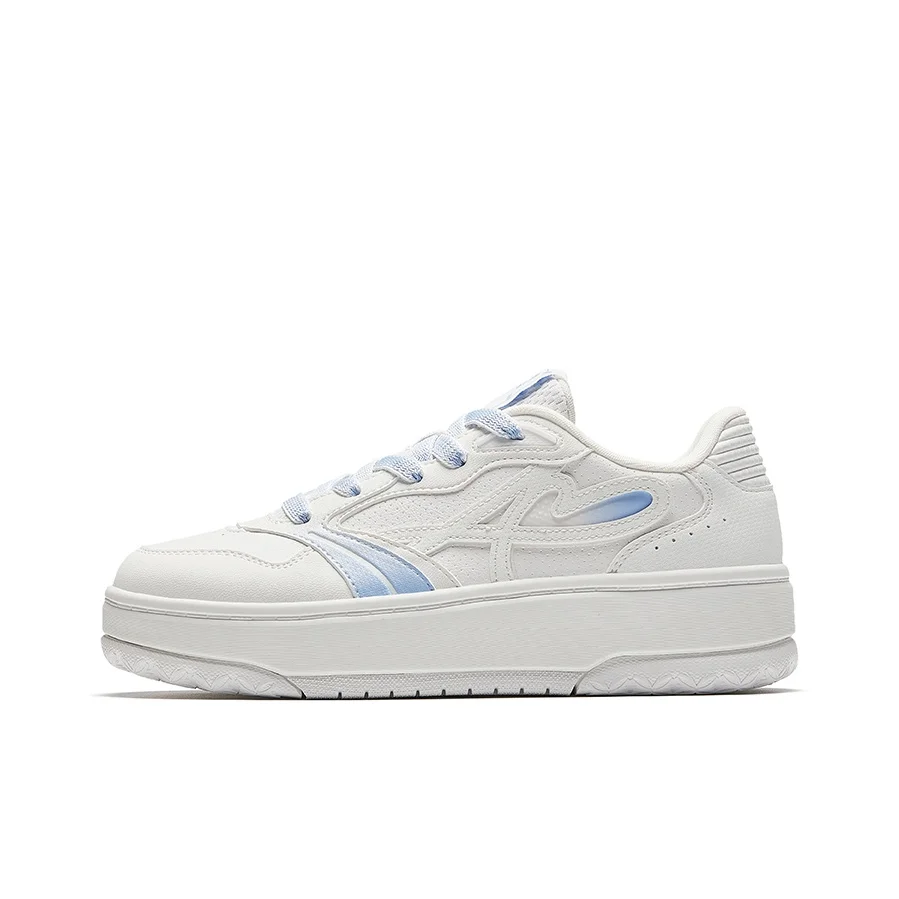 Anta Sunny Breeze Low top Skateboard Shoes Women's Papyrus White/Danube Blue 122618034-6