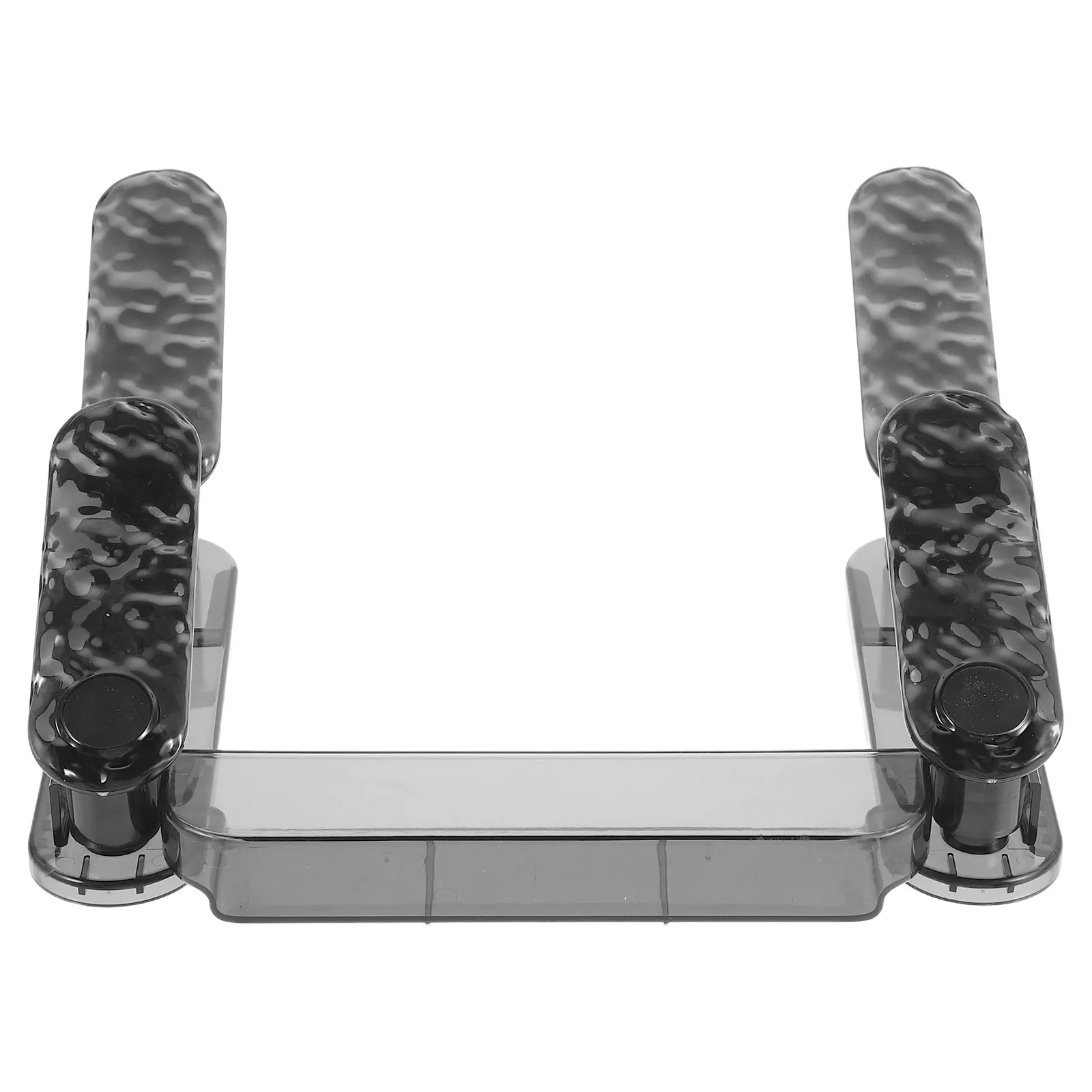 Wall Mounted Pot Lid Storage Rack Double Layer Glacier Grain Texture No-Drill Adhesive Mount for Kitchen Cutting Boards and