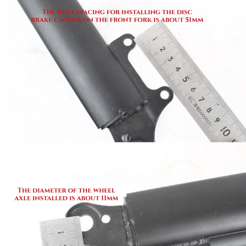 26x4.0 Extra Wide Fat Tire Fork, High Carbon Steel Rigid Fork for 26\