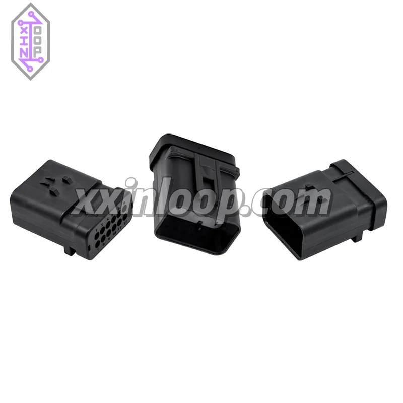 

776438‑2 12‑Position Sealed Automotive Connector Housing Cap Assembly 4.50 mm Pitch Wire‑to‑Wire Free‑Hanging 7764382