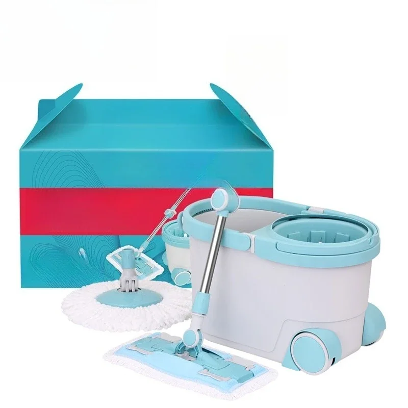 

Flat drag and water throwing set, hand washing and water throwing flat drag, rotating mop, good god hand pressure