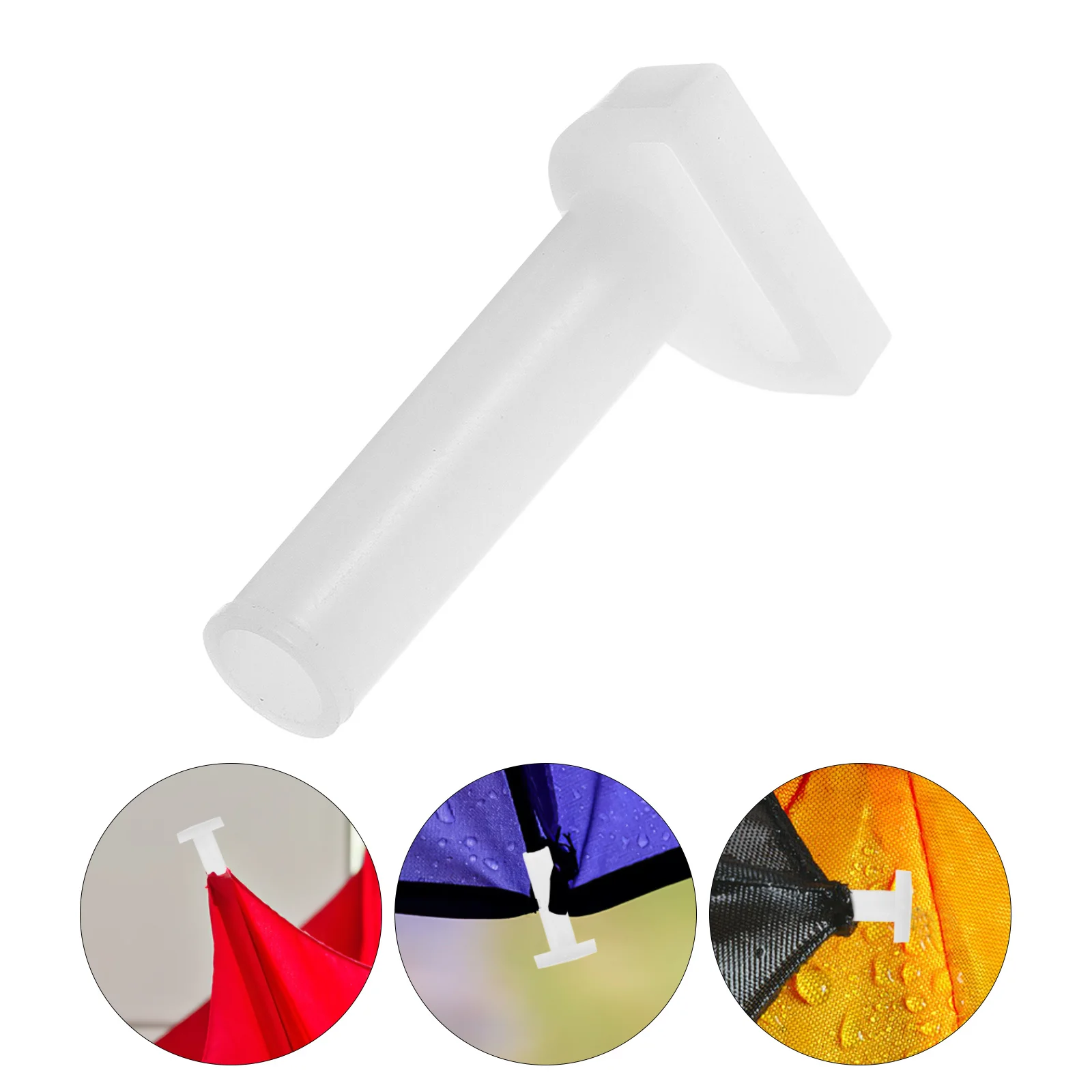 

10Pcs Outdoor Patio Umbrella Replacement Beads Heavy Duty Tail Connectors for Canopy Tent Pole Repair Multipurpose Camping