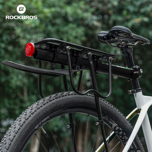 Imagen 2 del producto ROCKBROS-portabicicletas de aleación de aluminio, soporte para portabicicletas de montaña, portaequipajes, maletero, estante trasero desmontable para bicicleta