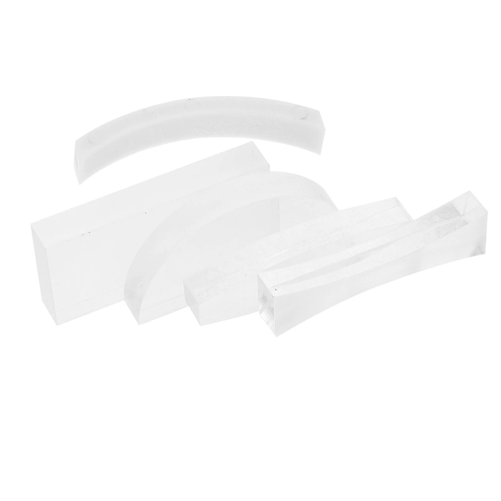 

5 Pcs Optical Experiment Kit Lens for Physics Teaching Convex Scientific Acrylic Concave Aids
