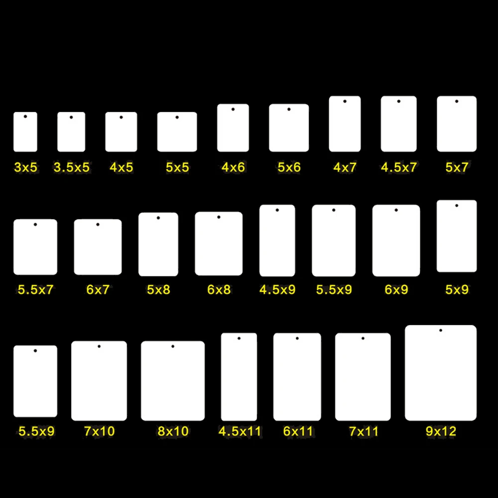 50pc White Blank Writable Cardstock Paper Price Tag Hang Label For Small Business Packaging Jewelry Retail Display Gift Wrapping