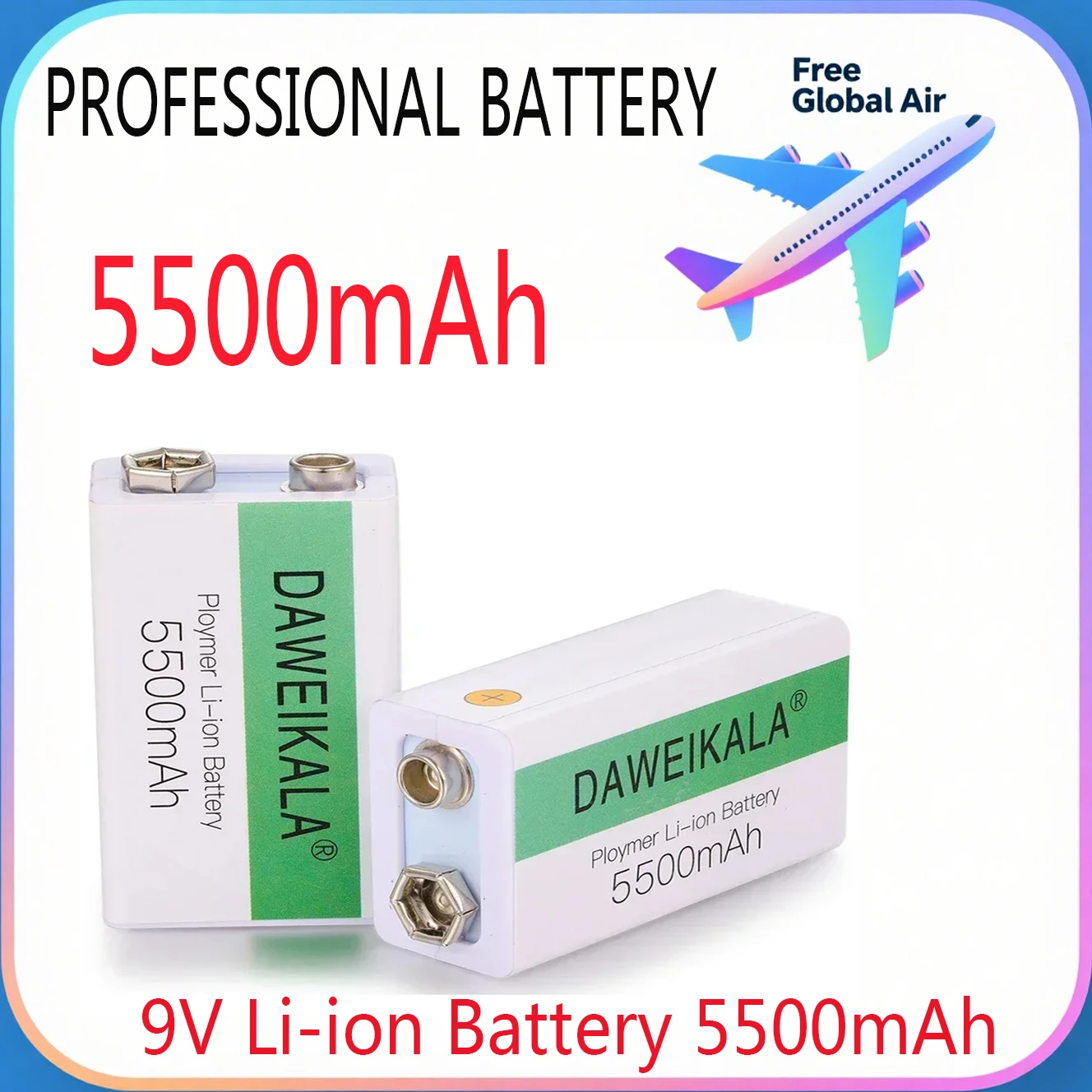 New 9V Battery 5500…
