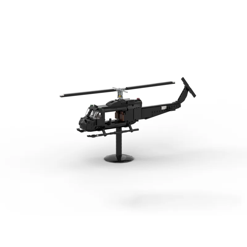 Aerial Fighter Moc Building Blocks American UH-1N HUEY Fighter Series Model Technology Bricks DIY Assembly Holiday Toy Gifts