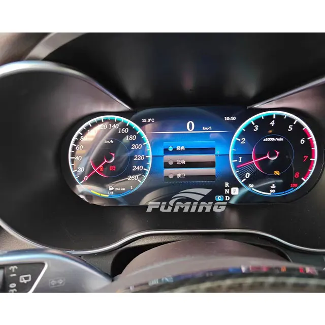 Luxury Mercedes Benz Vito Metris Dashboard Screen Modification W447 Dedicated LCD Instrument Panel for Car Upgrade Interior