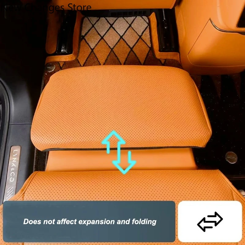 Middle‑Row Electric Leg Rest Cover For Lynk & Co 900 2025 2026 Second‑Seat Footrest Protective Pad Car Interior Accessories view 5