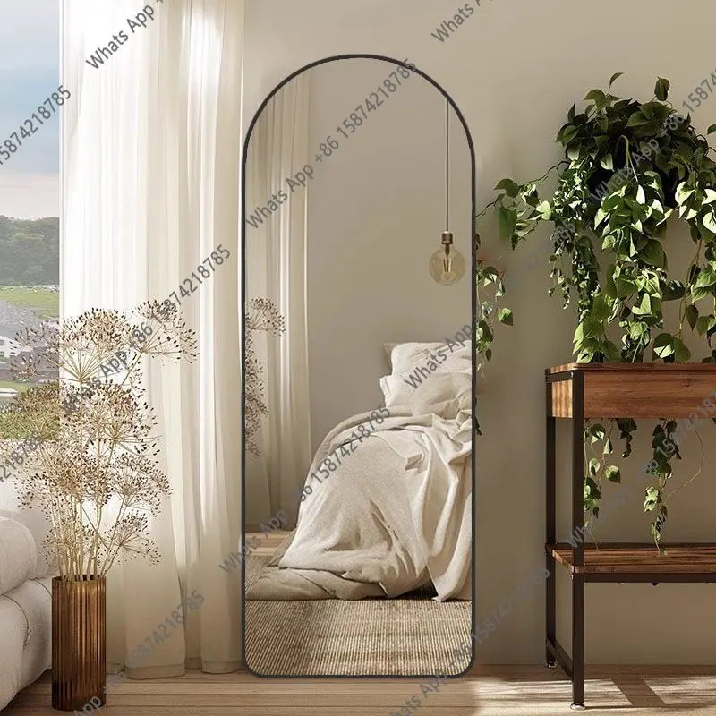 

68, скандинавские черные дешевые зеркала, зеркала для гостиной, квартиры, зеркала для всего тела, большая минималистичная мебель Espelho De Quarto для дома