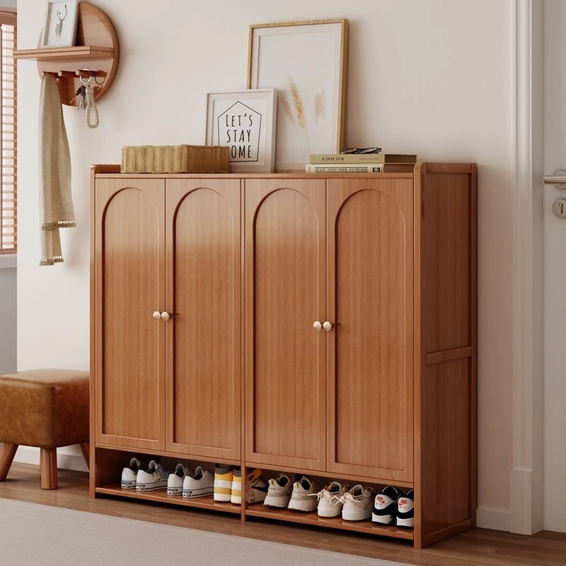 

Shoe cabinet household door integrated multi-layer storage rack light luxury home large capacity dust shoe rack