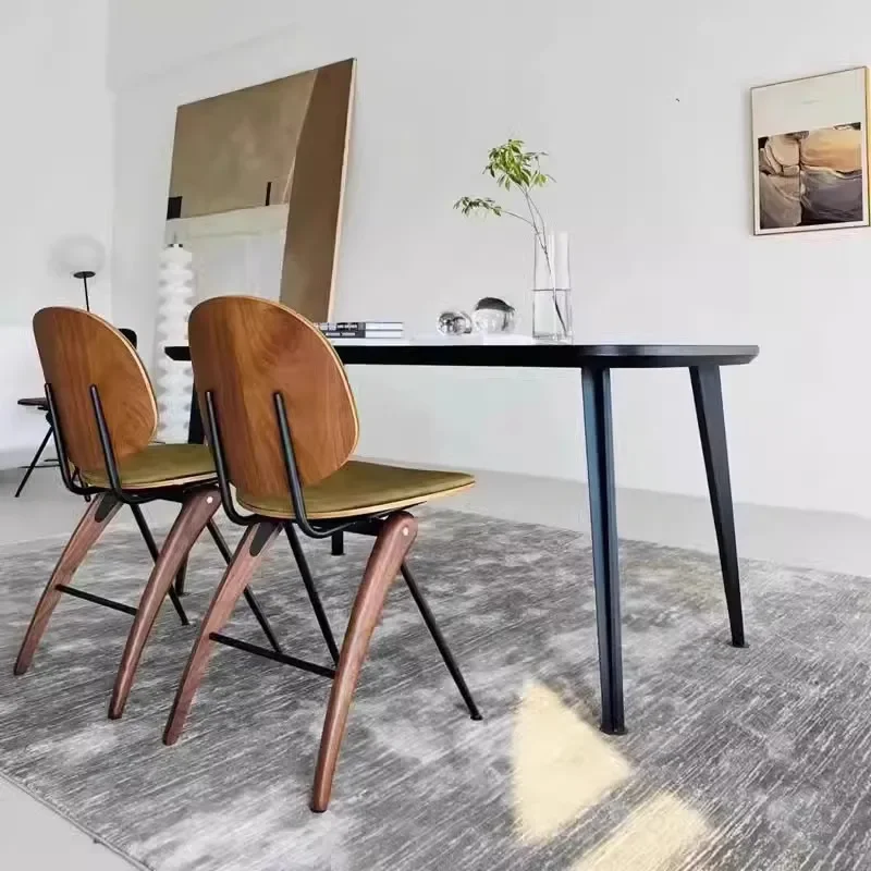 

HOT Nordic,simple,light Luxury,dining Chair,household,small Apartment,medieval,designer,high-end,backrest,chair, Italian, Minima