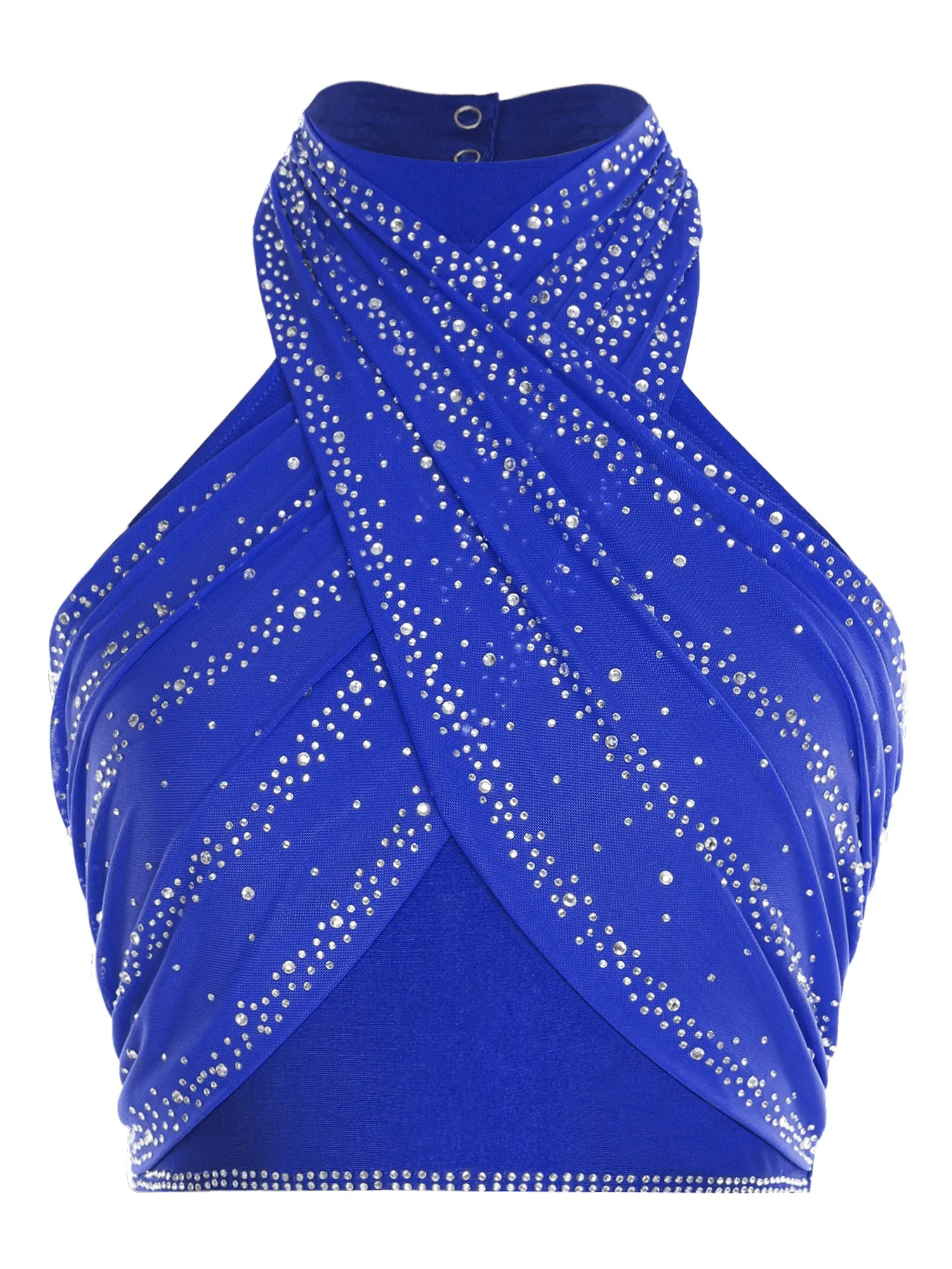 Women Fringed Latin Belly Dance Costume Outfits Rhinestone Tassels Skirt and Crop Tops for Salsa Samba Rumba Cha-cha Performance