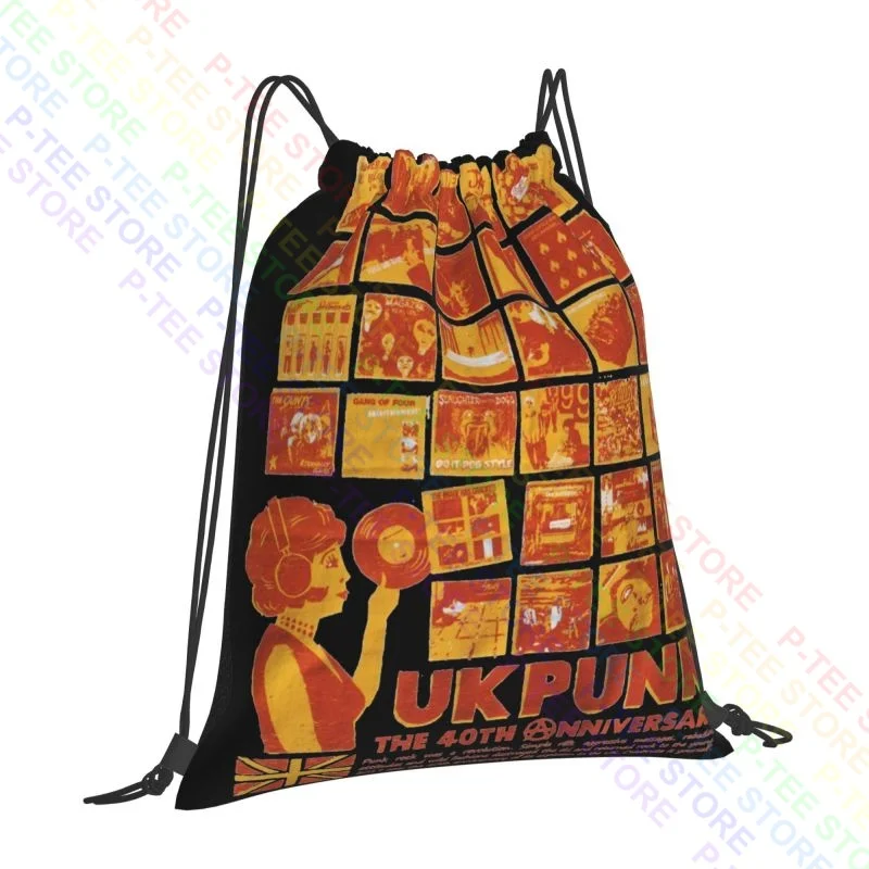 Punk 40Th Anniversary Sid Vicious Buzzcocks Gang Of Four Paul Weller Drawstring Bags Gym Bag Creative Sports Style