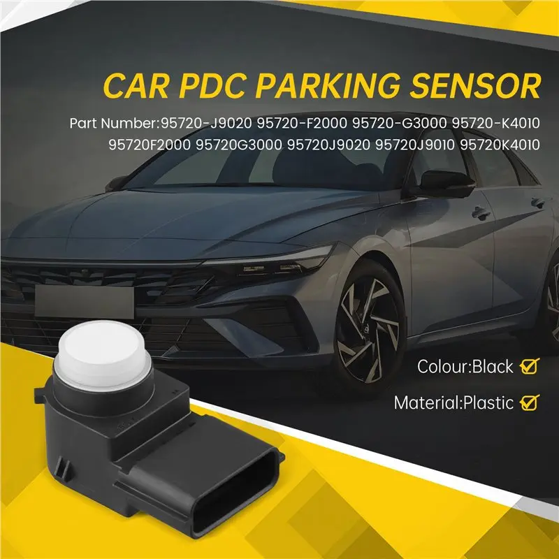 4X Radar PDC Parking Sensor 95720-F2000 95720-G3000 For Hyundai Elantra Kona Ioniq I30 Kia Niro 2016-2021 95720-K4010