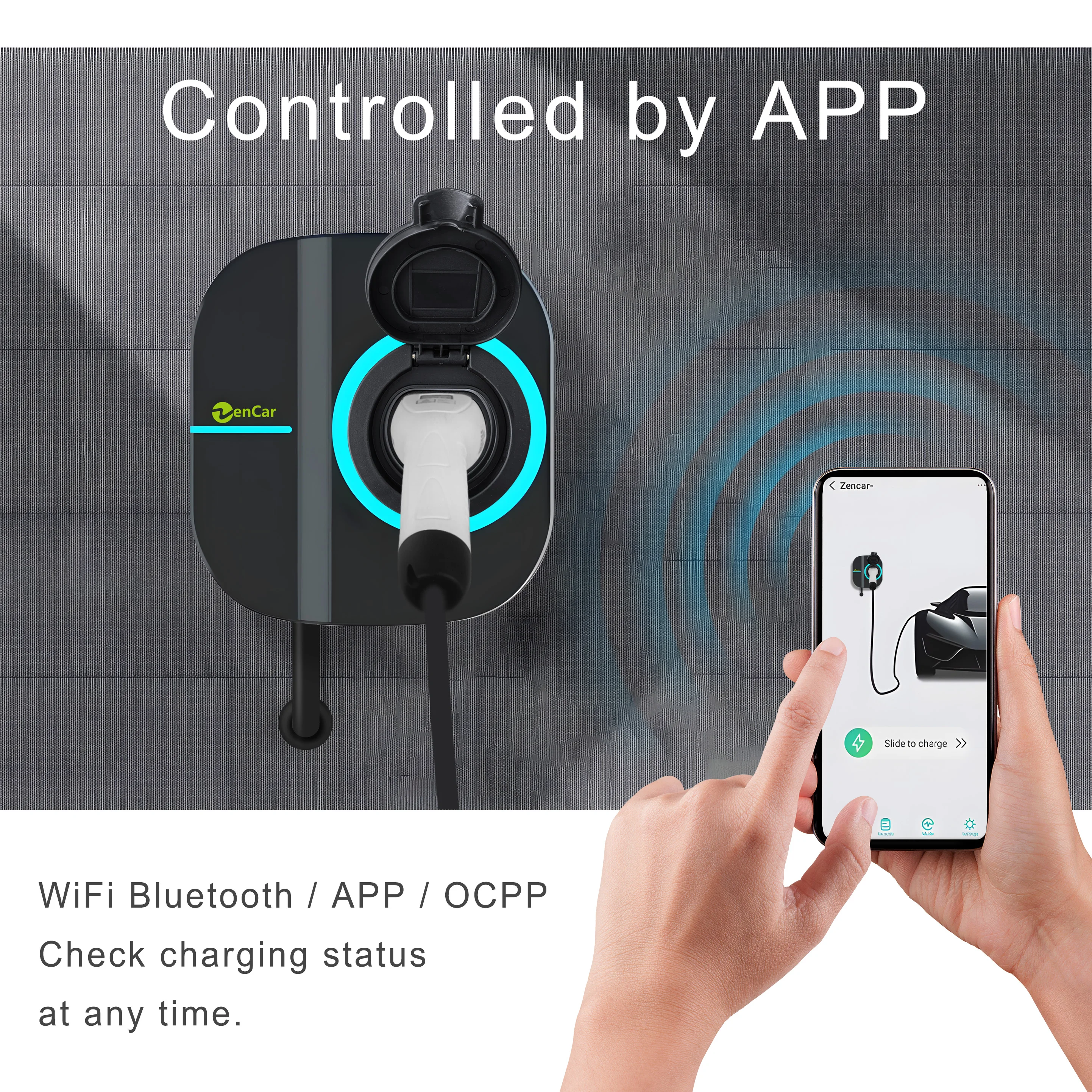 محطة شحن سيارات كهربائية Zenca - مراجعة Ev Charger Type 2 22Kw 32A 3 Phase وسعره