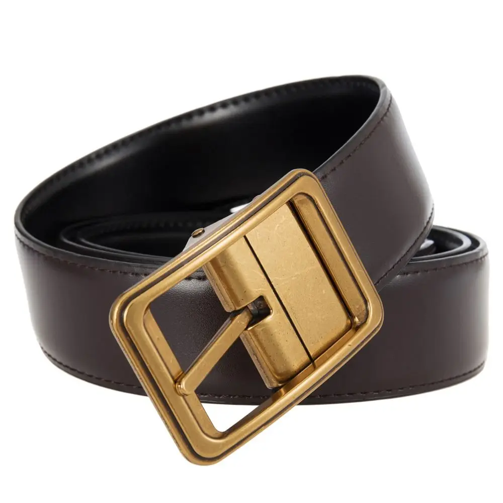 Retro Luxury Design Genuine Leather Belt Casual Versatile Pin Buckle Waistband Waist Strap