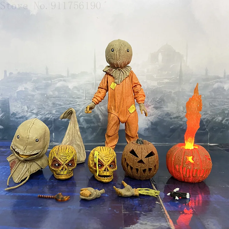 NECA Figure Trick R Treat Sam Action Figure Halloween Gift Classic Film Movie Collectable Model Toy