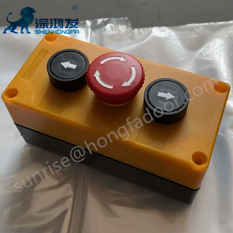 With Emergency Button Hand Push Switch Door Open Close Control Button For High Speed Rolling Doors Manual Press Switches Open