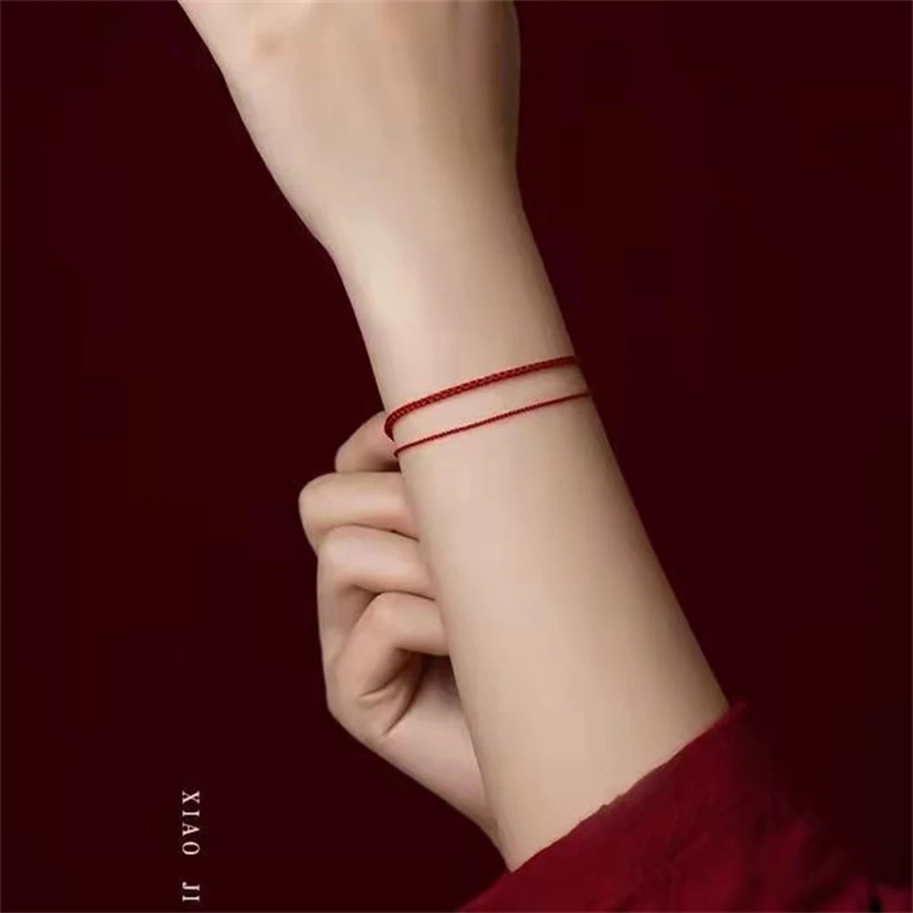Red String Bracelet With Gold Plated Clasp Red Cord Jewelry For Men Women Unisex Kabbalah Protection Good Luck Amulet Red Thread