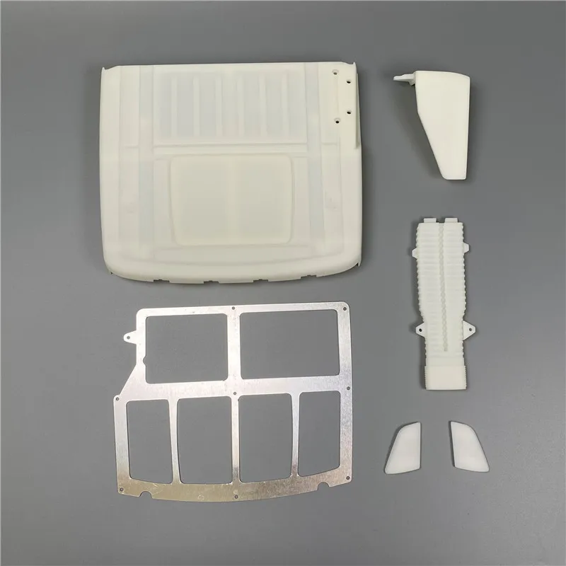 Kit de piezas de actualización de carrocería de techo bajo para camión teledirigido Tamiya 1/14, volquete de remolque Volvo F16 750 Regal 560360, modificación de camión de madera DIY