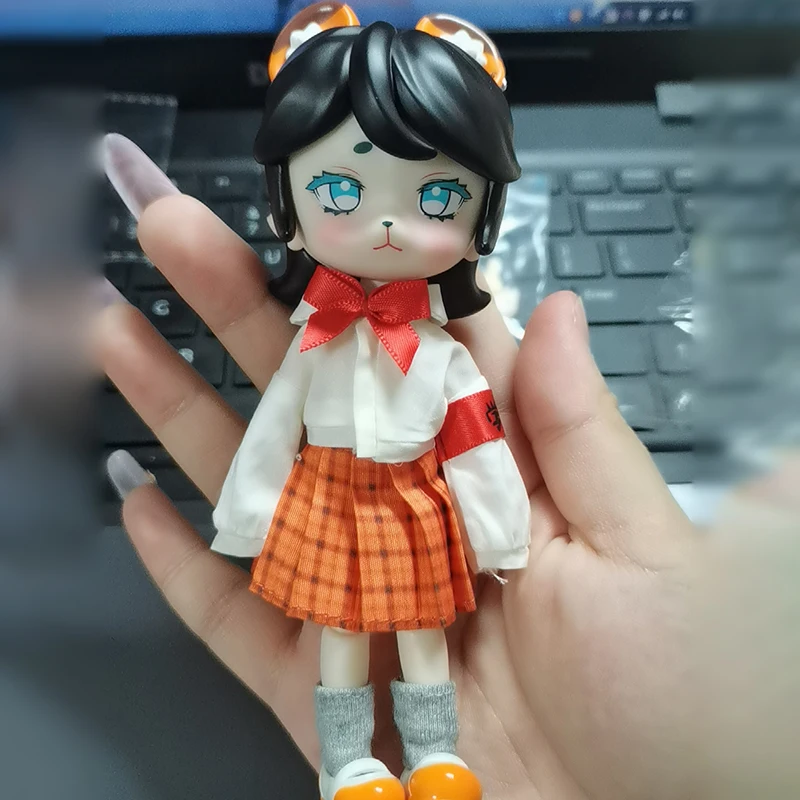 新しいアニメペニーボックスおもちゃ学校幽霊シリーズアクションフィギュアモデル人形置物 1/12 Bjd かわいいデスクトップ飾りかわいいギフト