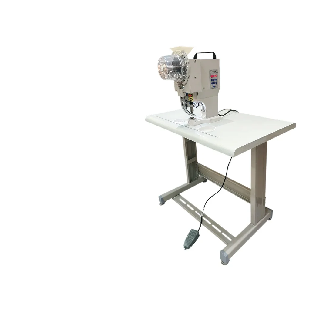 Tarpaulin scraping tent automatic buckle machine, photo display rack electric buckle machine, paper bag buckle machine
