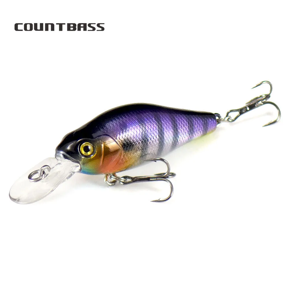 

Countbass Floating Crankbait 53mm 2" 6.6g 15/64 oz. Dive 1.2-1.8m Chatterbait Wobbler Hardbaits Plastic Fishing Lure