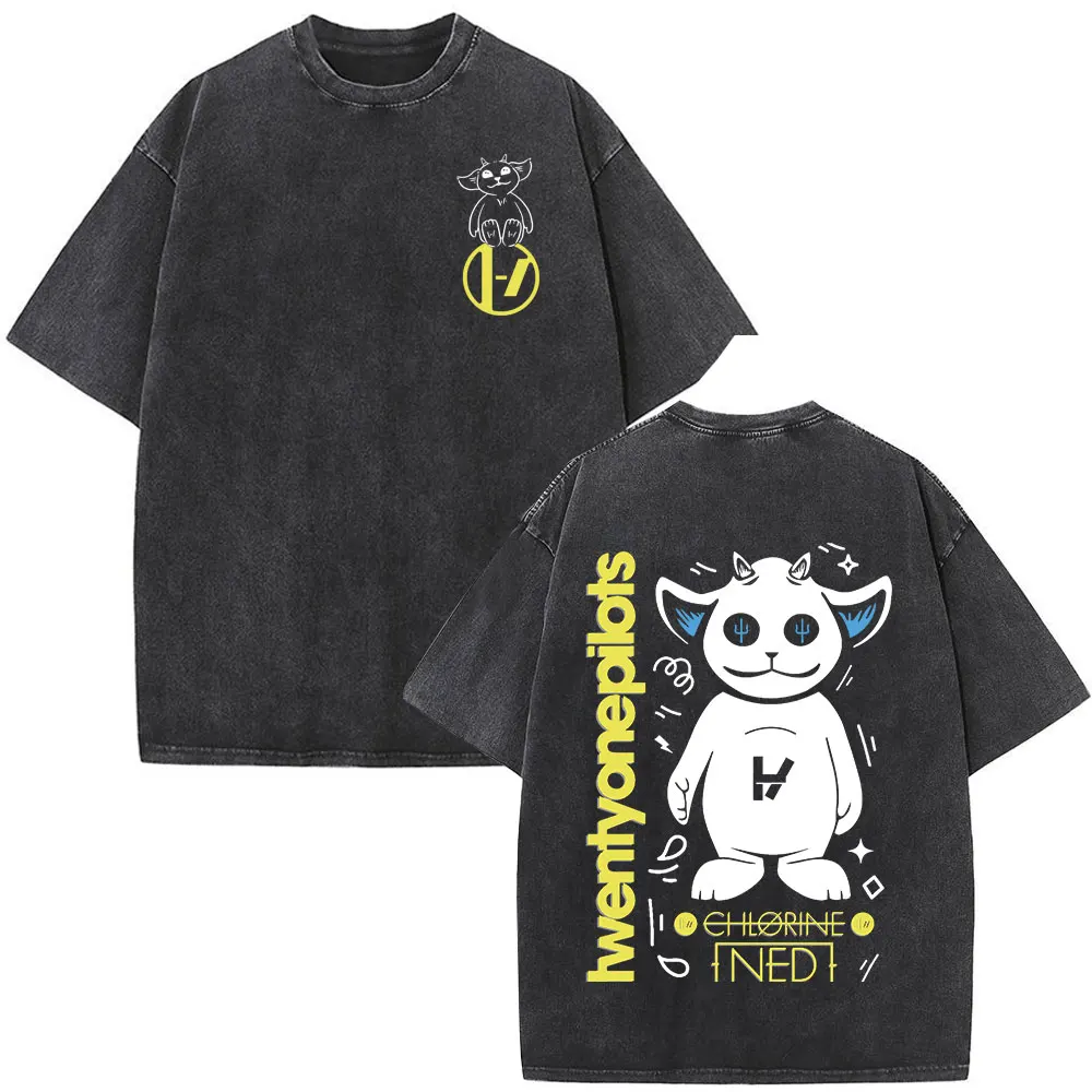 

Винтажная потертая футболка Twenty One Pilots, женская и мужская одежда, модные футболки в стиле хип-хоп, хлопковая футболка большого размера, футболки с короткими рукавами