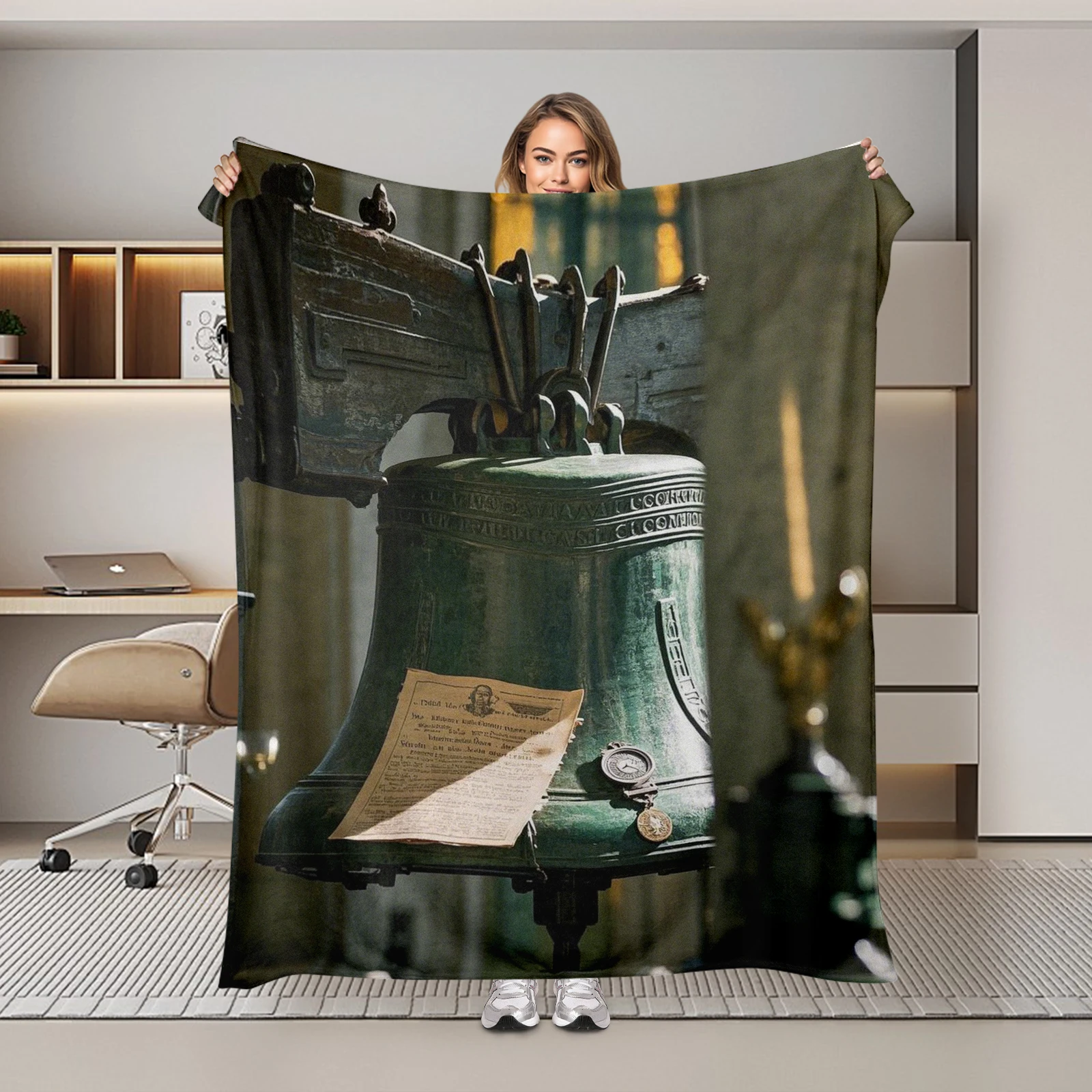 Inspired By The Liberty Bell This Blanket Adds Comfort And Patriotic Charm Perfect For Family Gatherings