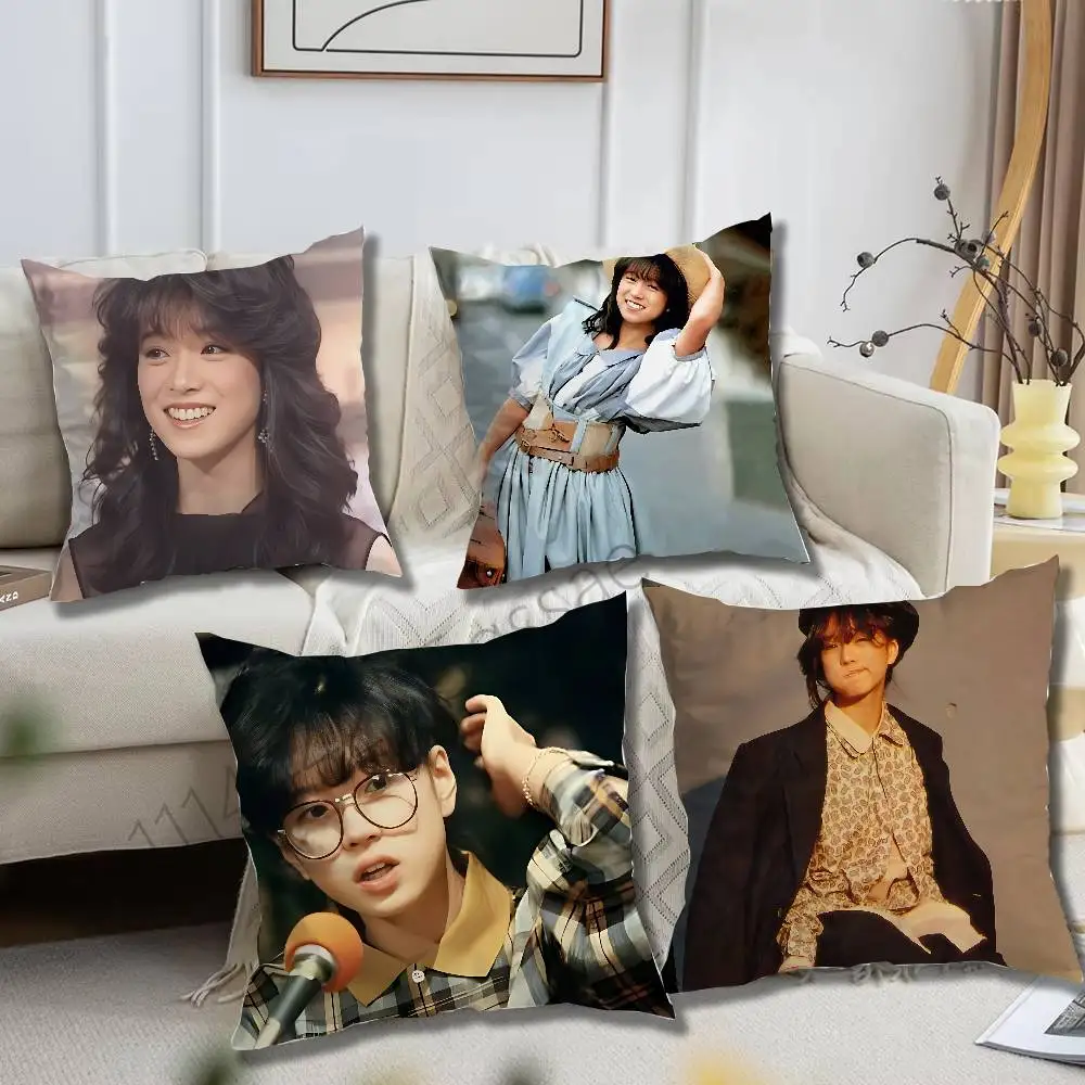 DESIRE A-Akina Nakamori Single Throw Pillow Case Cover Sofa Cushion Home Room Decor