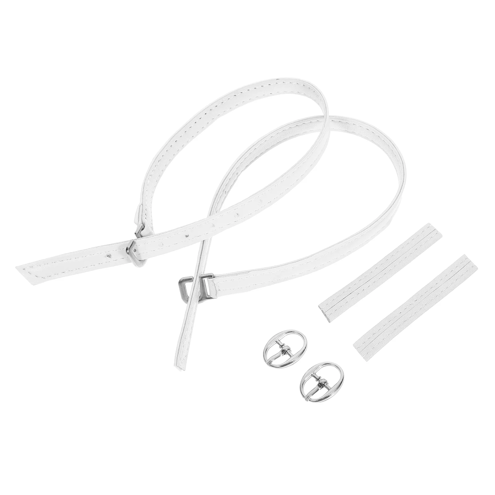 

2 Pairs Sturdy Shoelace Shoes High Heel Accessory Shoelaces Elastic Buckle