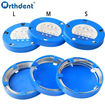 1 role zubního nerezového obloukového drátu, obdélníkové obloukové dráty pro ortodontické zubní rovnátka, stomatologie, chirurgické nástroje, L/M/S 6 nejlepší prodej zubní laboratoř v Číně - №4