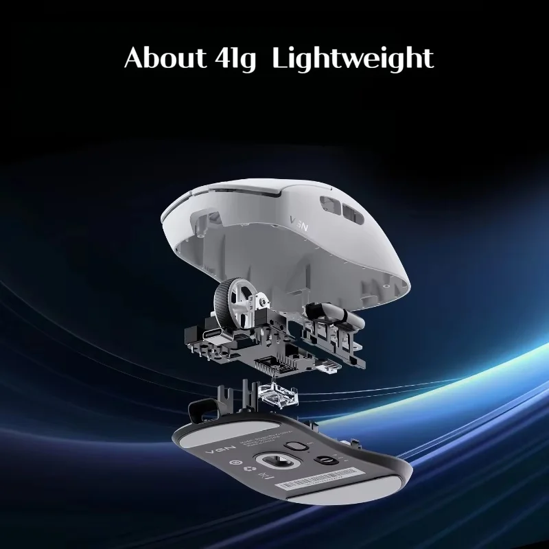 Mouse da gioco Bluetooth ultra wireless VGN Y2 PAW3950 8000HZ 30000 DPI Mouse da gioco Esport ultraleggero tri-modale per laptop Tablet PC