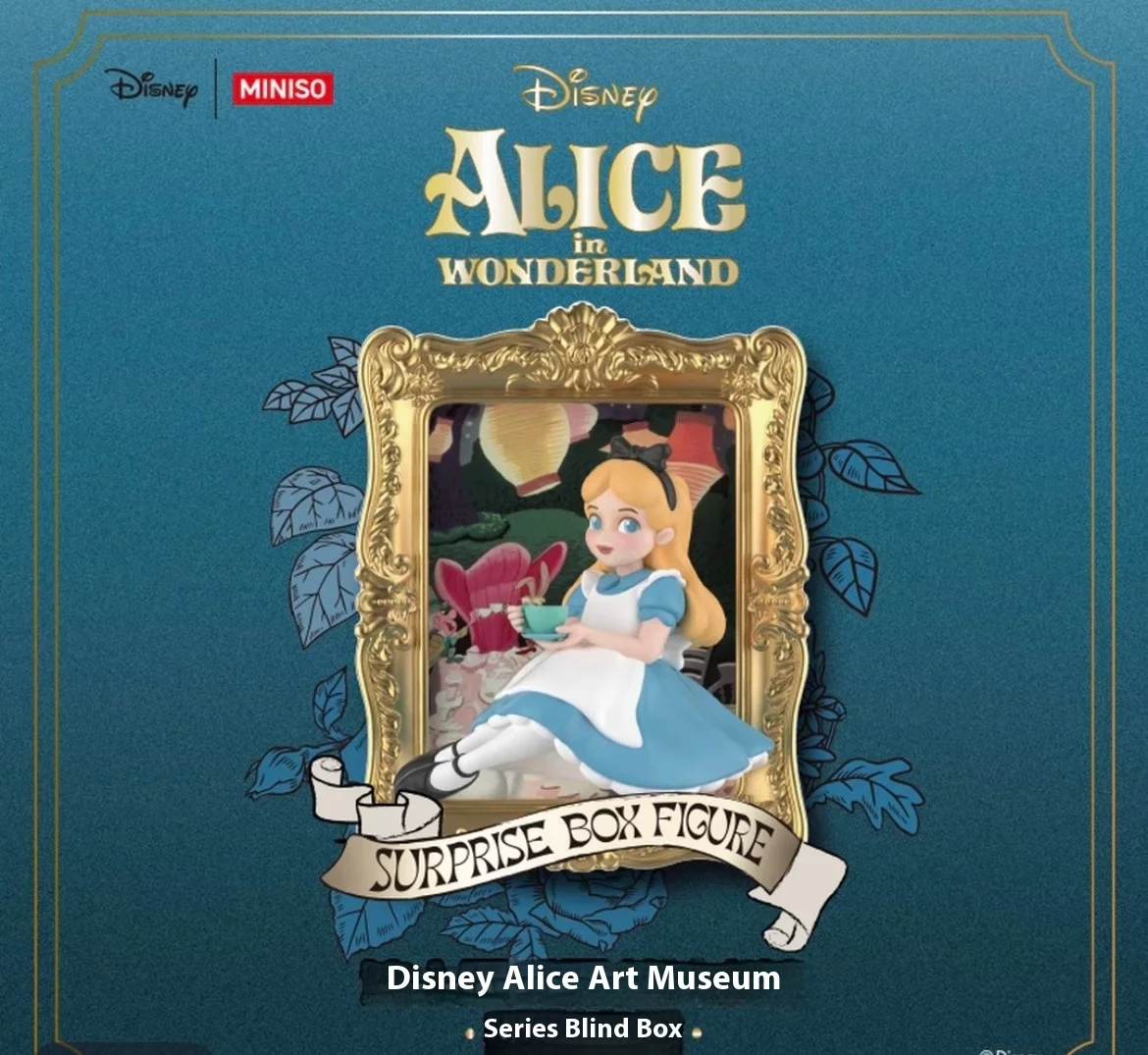 2025 ใหม่MINISOกล่องตาบอดAlice Art Museum Series Mysteryกล่องอะนิเมะรูปที่กําหนดเองKawaiiสะสมเครื่องประดับของเล่นของขวัญวันเกิด