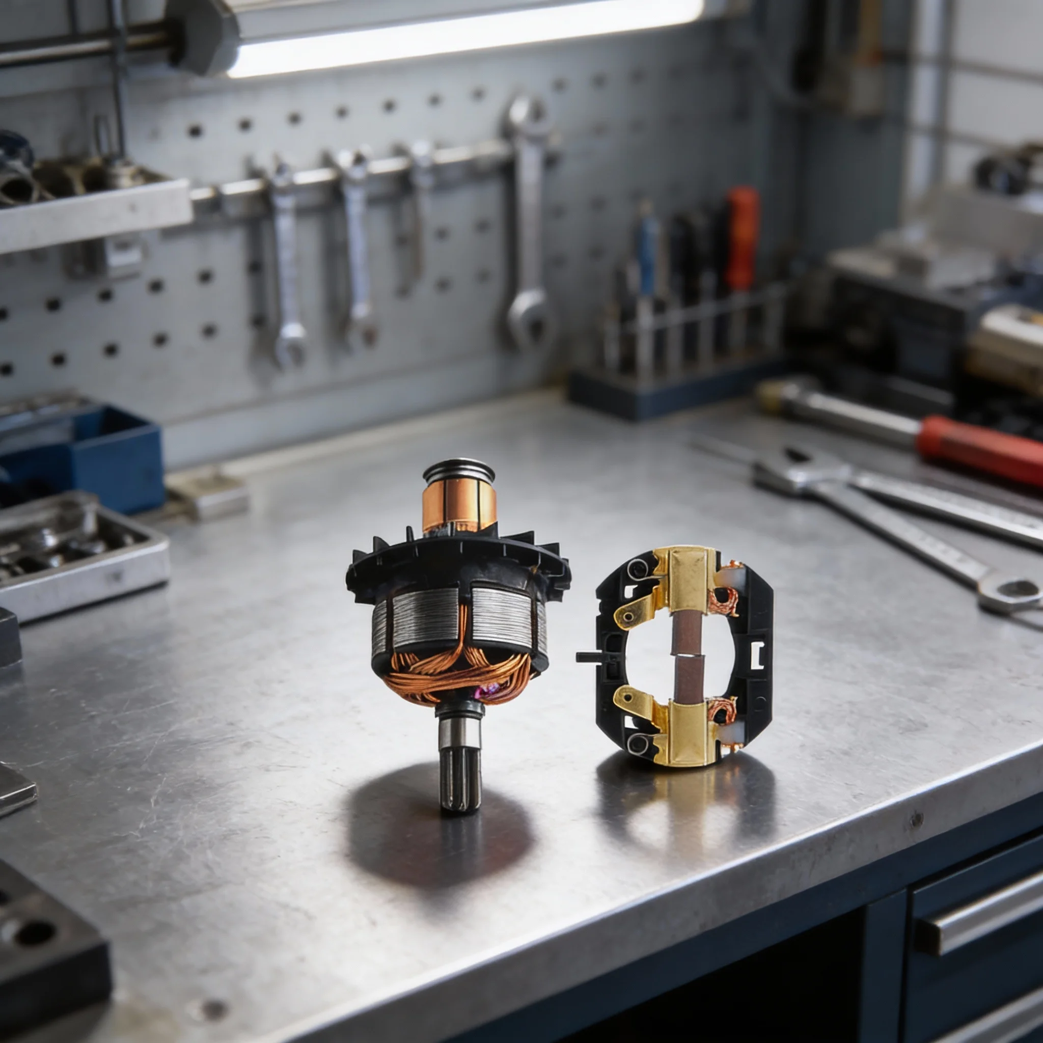 

Комплект держателей угольной щетки Armature для DCF885 DCF885M2 для двигателя DeWalt N110033, арматура N109434, комплект деталей держателя угольной щетки