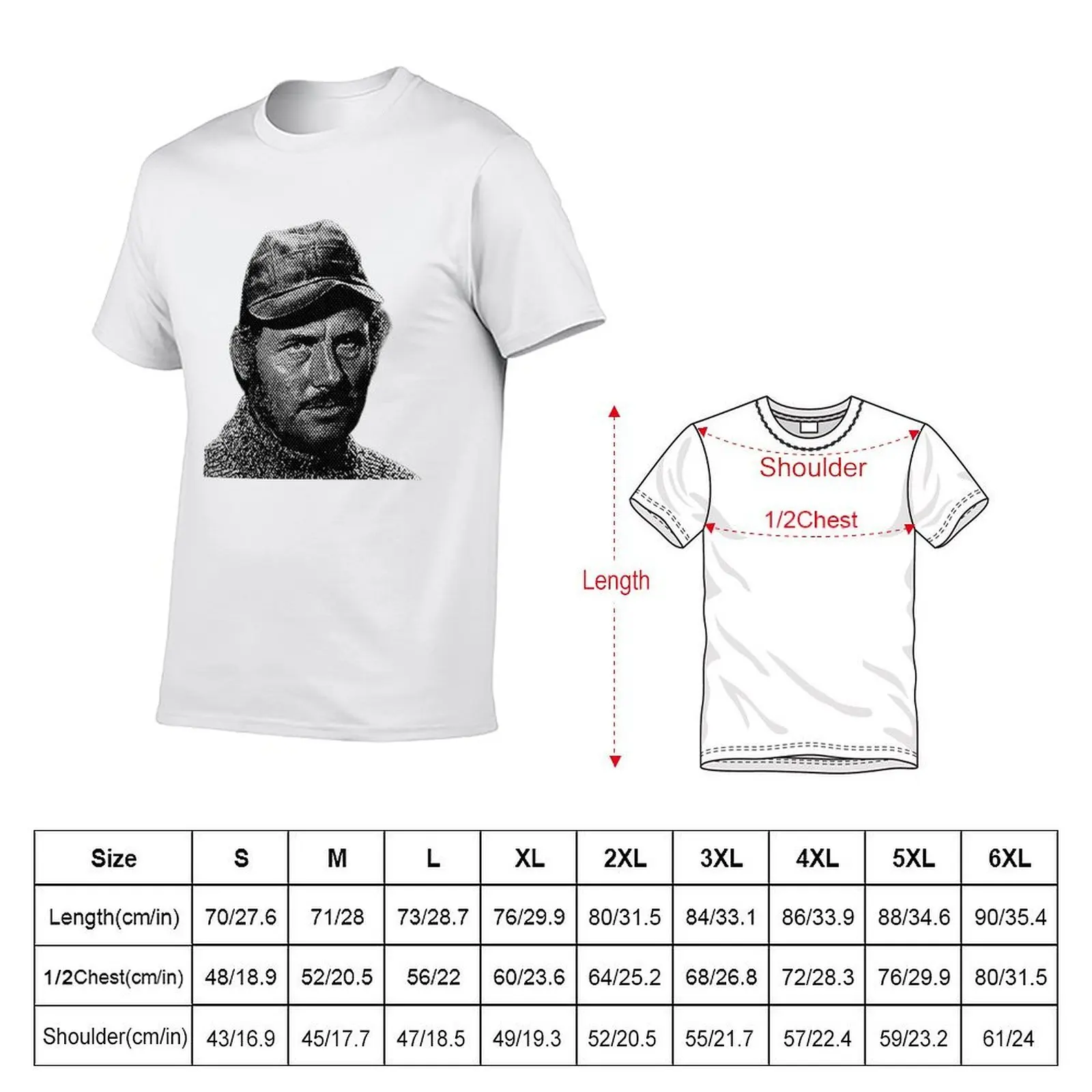 Picture 3: Jaws - Quint... shark hunter T-Shirt Basic Lightweight Short Sleeve Tee