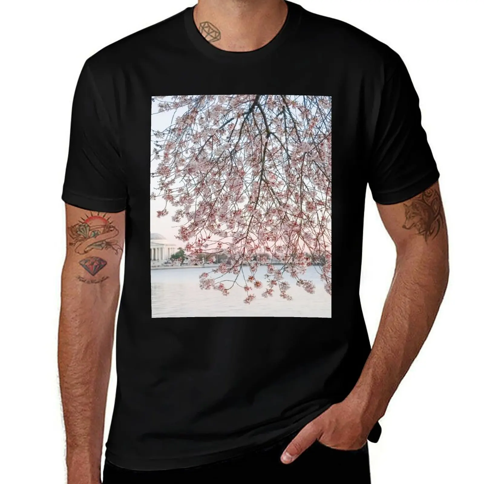 Washington D.C. Blossoms T-Shirt man t shirts graphic T-Shirt
