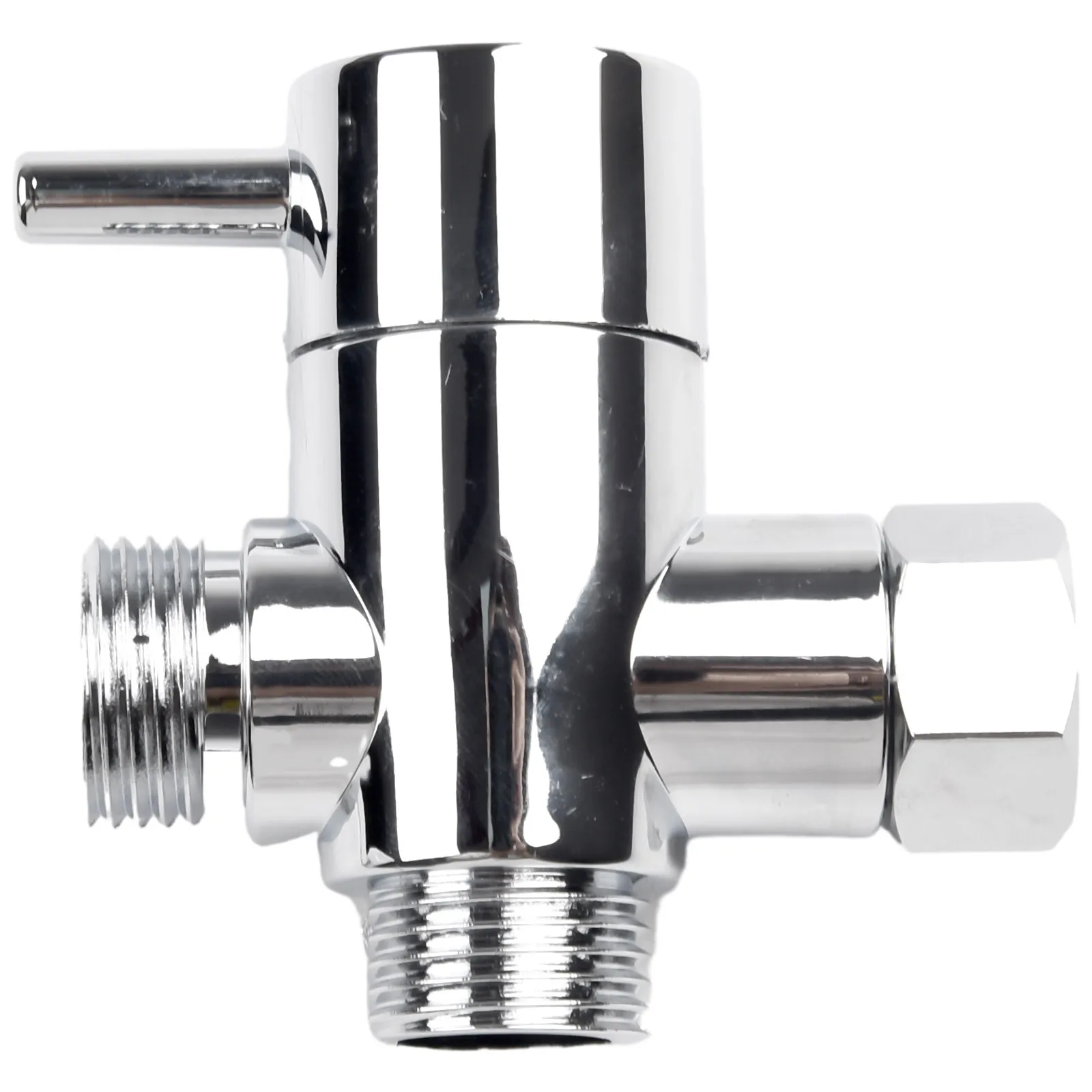 Shower Head Valve Diverter Valve 3 Way Bath 1/2 Valve Shower Water Distributor Valve 3-way Water Distribution Valve