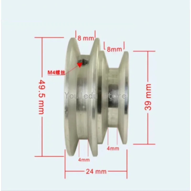 M14x1mm M14 Thread Spindle Shaft Bar Shank Pulley Bearing DIY Wood Lathe Cutter Headstock Fit Chuck K01-50 K02-50 K01-65 K02-65