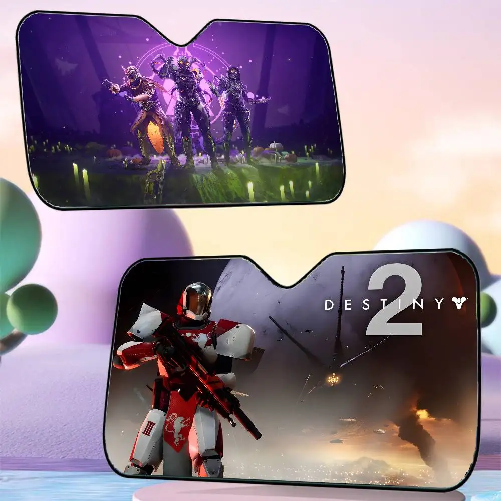 

Game D-Destiny 2 Car SunShade Car Sunshade Window Sunshade Sunblock Front Windshield Hood Interior Front Baffle Double Sunshade