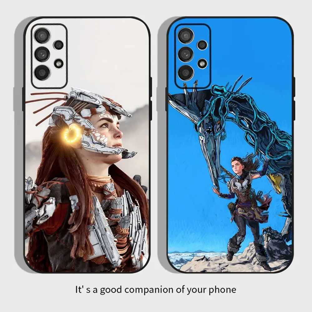 Game H-Horizon Zero Dawn Aloy Phone Case For Samsung Galaxy A13,A21s,A22,A31,A32,A52,A53,A71,A80,A91 Soft Black Cover