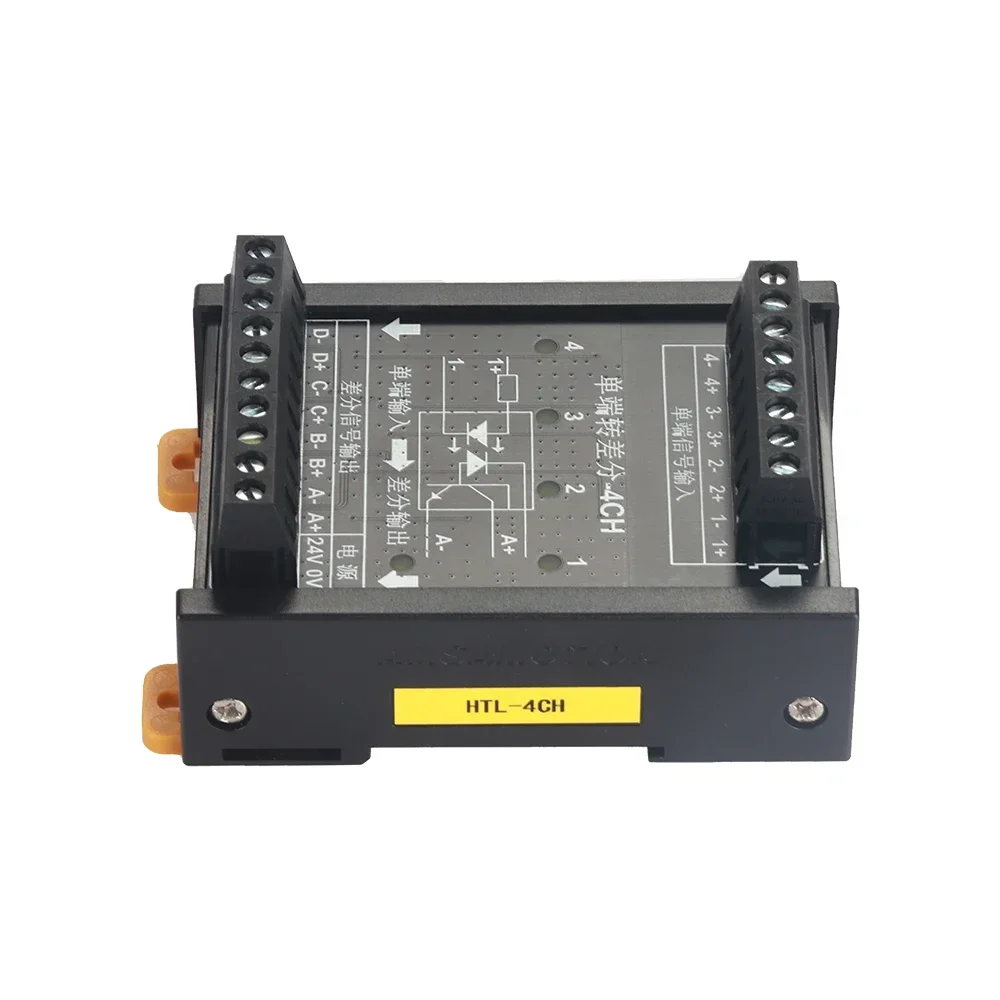 Signal Converter Module Differential to Collector TTL Single-Ended  NPN PNP Servo Encoder 2 3 4 Channel 5V 24V